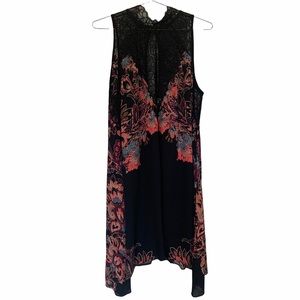 NWT Intimately Free People Marsha Mini Dress in Black Lace